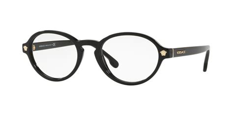 versace round eyewear plastic frame 3259|Versace VE3259A Eyeglass Frames .